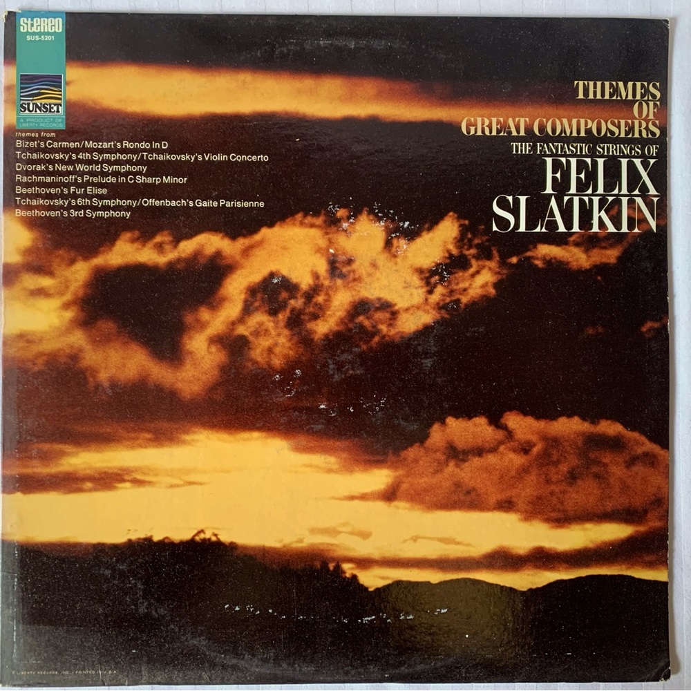 Felix Slatkin Themes Of Great Composers Vinyl